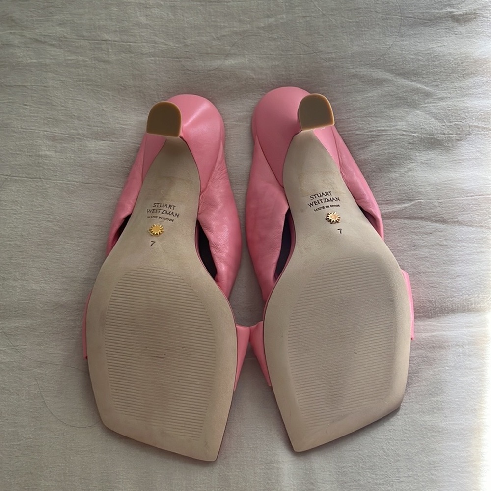Pink Stuart Weitzman sandals size 7